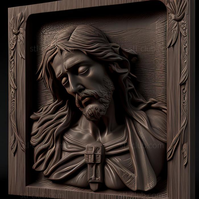 3D model st jesus (STL)